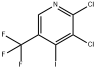2,3-디클로로-4-요오도-5-(트리플루오로메틸)피리딘 구조식 이미지