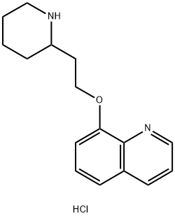 8-[2-(2-Piperidinyl)ethoxy]quinoline hydrochloride 구조식 이미지