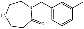 4-(3-Methylbenzyl)-1,4-diazepan-5-one 구조식 이미지