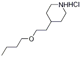 4-(2-Butoxyethyl)piperidine hydrochloride Structure