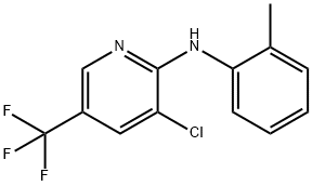 3-Chloro-N-(2-methylphenyl)-5-(trifluoromethyl)-2-pyridinamine Structure