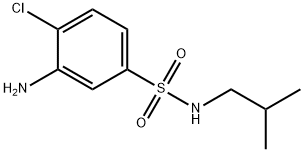 3-Amino-4-chloro-N-isobutylbenzenesulfonamide 구조식 이미지