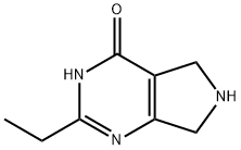 2-Ethyl-6,7-dihydro-5H-pyrrolo-[3,4-d]pyrimidin-4-ol 구조식 이미지