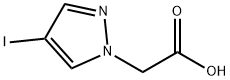 1H-pyrazole-1-acetic acid, 4-iodo- 구조식 이미지