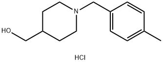 4-piperidinemethanol, 1-[(4-methylphenyl)methyl]- Structure