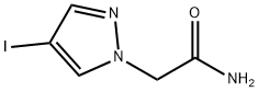 1H-pyrazole-1-acetamide, 4-iodo- 구조식 이미지