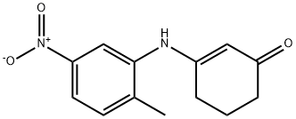 2-cyclohexen-1-one, 3-[(2-methyl-5-nitrophenyl)amino]- 구조식 이미지