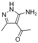 1-(5-Amino-3-methyl-1H-pyrazol-4-yl)ethanone Structure