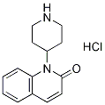 1-(4-Piperidyl)-1, 2-dihydro-2-quinolinone Structure
