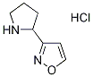 3-Pyrrolidin-2-ylisoxazole hydrochloride 구조식 이미지