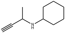 N-(1-Methylprop-2-yn-1-yl)cyclohexanamine Structure