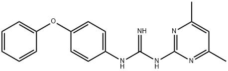 N-(4,6-Dimethylpyrimidin-2-yl)-N'-(4-phenoxyphenyl)guanidine Structure