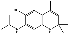 7-(Isopropylamino)-2,2,4-trimethyl-1,2-dihydroquinolin-6-ol 구조식 이미지