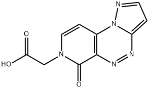 (6-Oxopyrazolo[5,1-c]pyrido[4,3-e][1,2,4]triazin-7(6H)-yl)acetic acid 구조식 이미지