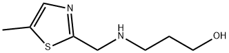 3-{[(5-Methyl-1,3-thiazol-2-yl)methyl]-amino}propan-1-ol dihydrochloride Structure