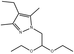 1-(2,2-Diethoxyethyl)-4-ethyl-3,5-dimethyl-1H-pyrazole Structure