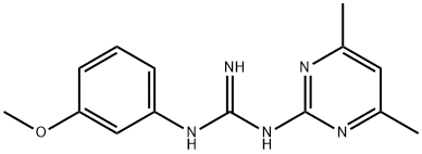 N-(4,6-Dimethylpyrimidin-2-yl)-N'-(3-methoxyphenyl)guanidine Structure