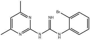 N-(2-Bromophenyl)-N'-(4,6-dimethylpyrimidin-2-yl)-guanidine Structure