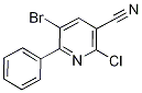 5-Bromo-2-chloro-6-phenylnicotinonitrile Structure