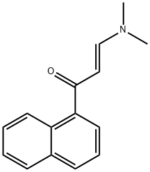 (2E)-3-(Dimethylamino)-1-(1-naphthyl)prop-2-en-1-one 구조식 이미지