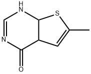 6-Methyl-4a,7a-dihydrothieno[2,3-d]pyrimidin-4(3H)-one Structure