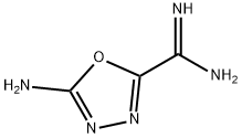 5-Amino-1,3,4-oxadiazole-2-carboximidamide 구조식 이미지