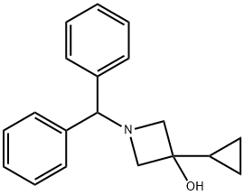 1-benzhydryl-3-cyclopropyl-azetidin-3-ol Structure