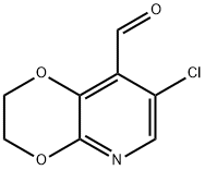 7-Chloro-2,3-dihydro-[1,4]dioxino-[2,3-b]pyridine-8-carbaldehyde Structure