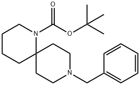 tert-Butyl 9-benzyl-1,9-diazaspiro-[5.5]undecane-1-carboxylate 구조식 이미지