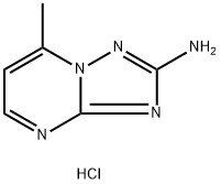 7-Methyl[1,2,4]triazolo[1,5-a]pyrimidin-2-amine hydrochloride 구조식 이미지