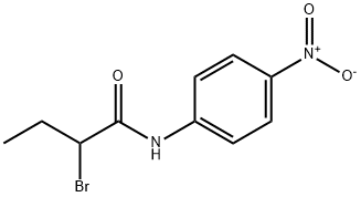 2-Bromo-N-(4-nitrophenyl)butanamide 구조식 이미지