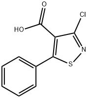 3-Chloro-5-phenylisothiazole-4-carboxylic acid 구조식 이미지