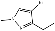 4-Bromo-3-ethyl-1-methyl-1H-pyrazole 구조식 이미지