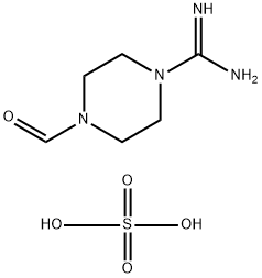 4-Formylpiperazine-1-carboximidamide sulfate Structure