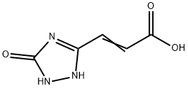 (2Z)-3-(5-Hydroxy-1H-1,2,4-triazol-3-yl)acrylic acid Structure