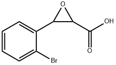 3-(2-Bromophenyl)oxirane-2-carboxylic acid 구조식 이미지