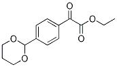 Ethyl 4-(1,3-dioxan-2-yl)benzoylformate Structure