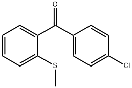 4-Chloro-2'-(thiomethyl)benzophenone 구조식 이미지