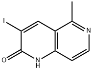 3-Iodo-5-methyl-1,2-dihydro-1,6-naphthyridin-2-one Structure