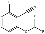 2-(Difluoromethoxy)-6-fluoro-benzonitrile 구조식 이미지