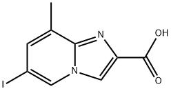 6-Iodo-8-methylimidazo[1,2-a]-pyridine-2-carboxylic acid Structure