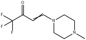 1,1,1-Trifluoro-4-(4-methylpiperazin-1-yl)but-3-en-2-one 구조식 이미지