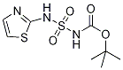 tert-Butyl 2,2-dioxo-3-(1,3-thiazol-2-yl)diazathiane-1-carboxylate 구조식 이미지