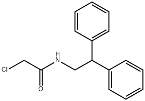 2-CHLORO-N-(2,2-DIPHENYLETHYL)ACETAMIDE Structure