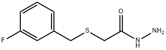 2-[(3-FLUOROBENZYL)THIO]ACETOHYDRAZIDE Structure