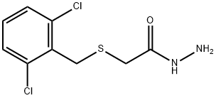 2-[(2,6-DICHLOROBENZYL)THIO]ACETOHYDRAZIDE 구조식 이미지