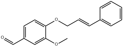 3-METHOXY-4-{[(2E)-3-PHENYLPROP-2-ENYL]OXY}BENZALDEHYDE Structure