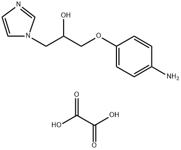 1-(4-AMINO-PHENOXY)-3-IMIDAZOL-1-YL-PROPAN-2-OLDIOXALATE Structure