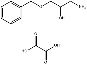 1-AMINO-3-BENZYLOXY-PROPAN-2-OL OXALATE Structure