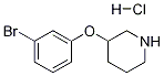 3-(3-BROMOPHENOXY)PIPERIDINE HYDROCHLORIDE Structure
